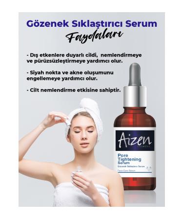 Aizen Pore Tightening Serum - 2 Pieces - Acne - Pores - Face Care - 30 ml X 2 pieces - Buy Online on GoSupps.com