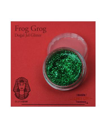 Aurasiw Frog Grog - Gel Form Natural Glitter
