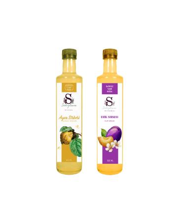 S heylaana Natural Quince Vinegar 500 Ml - Natural Plum Vinegar 500 Ml