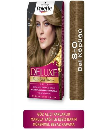 Palette Deluxe Hair Color 8 0 Honey Foam