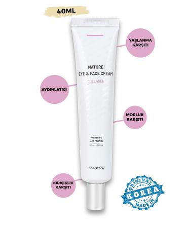 FOODAHOLIC Intensive Collagen Firming Brightening Anti-Wrinkle Eye Contour and Face Cream