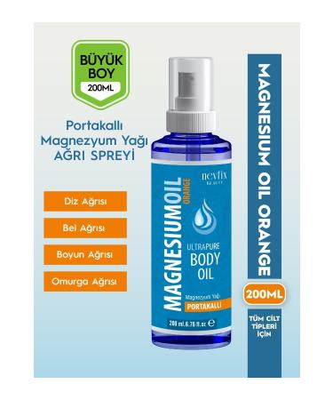 Nevfix Beauty Magnesium Oil 200 Ml Orange Massage Oil - Buy Online on GoSupps.com