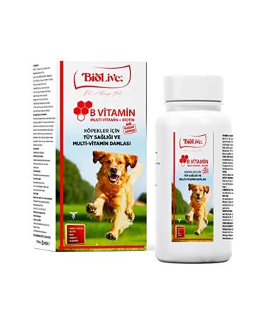Biolive B Vitamin + Multivitamin Coat Health Liquid Vitamin for Dogs 100ml