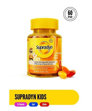 Redoxon Supradyn Kids 60 Tablets + Kids 60 Tablets - Buy Online on GoSupps.com