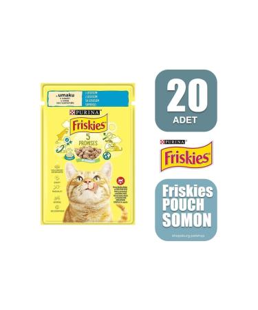 Friskies Friskies Salmon Sauce Wet Cat Food 85 Gr X 20 Pieces