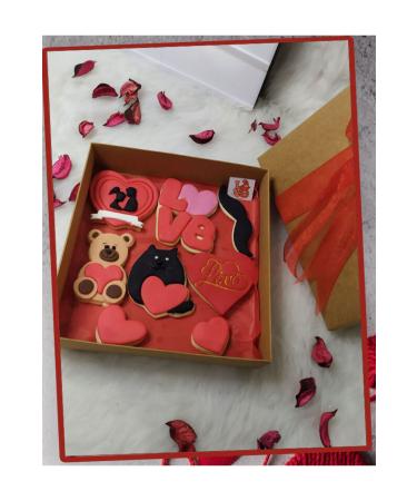 Mira's Hobbies February 14 Valentine's Day Sugar Dough Boutique Cookies 10 Pieces