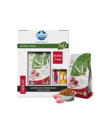N & D Grain Free Kitten Chicken Pomegranate Kitten Food 1.5 kg