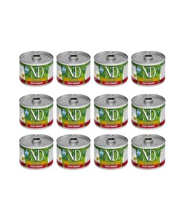 N & D Prime Chicken and Pomegranate Cat Canned Food 80 Gr 12 Pieces