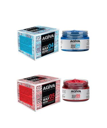 Agiva Red Blue Color Wax
