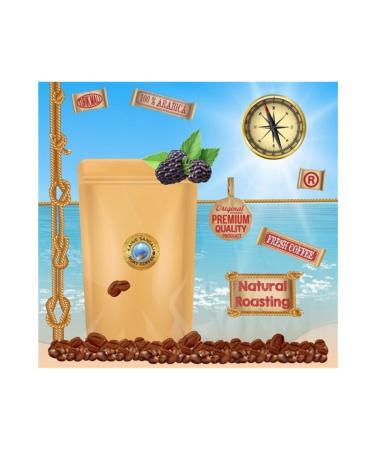 Coffee Sandal Blackberry Flavored Filter Coffee - 250 grams