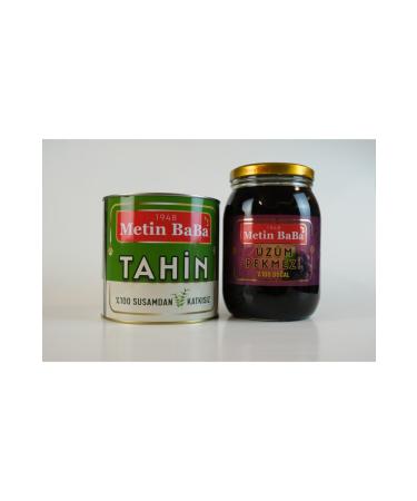 Metin Baba 1948 - Tp4: 0 Natural Tahini 1750 gr Grape Molasses 1900 gr