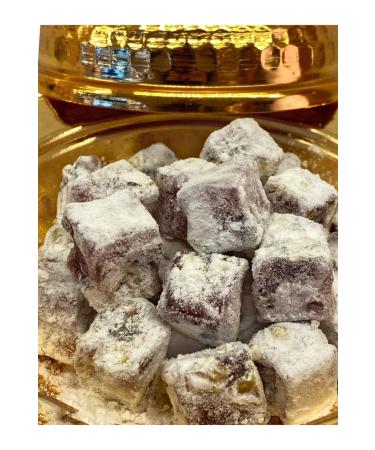 KE EC ZADE Pomegranate Flavored Double Pistachio Turkish Delight 250gr - Buy Online on GoSupps.com