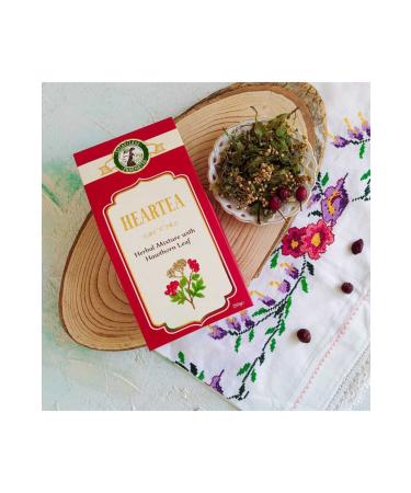 PHARMATEA Heartea (Herbal Mixture Containing Hawthorn-Pomegranate Seed-Cardamom)-150g