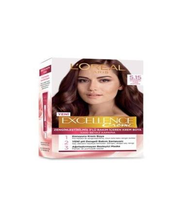 L'Oreal Paris Excellence Creme Hair Dye 5.15 Legendary Turkish Coffee