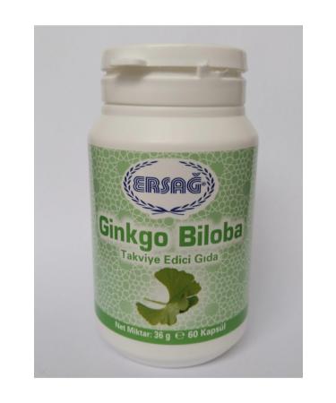Ersa Ginkgo Biloba (Food Supplement) 60 Capsules 2005-3