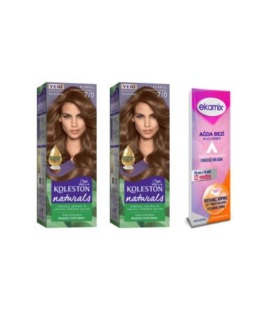 Wella Blonde 2 Pieces Naturals Tube Dye 7-0