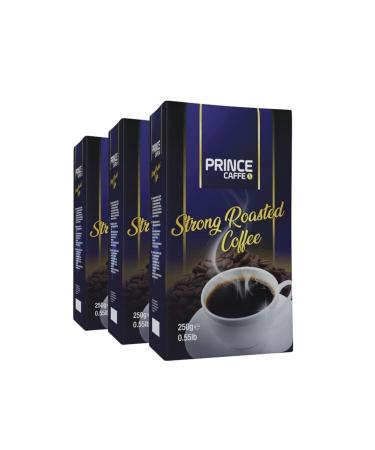 Prince Caffe Strong Roasted Filter Coffee 3 X250 gr (750 GR)