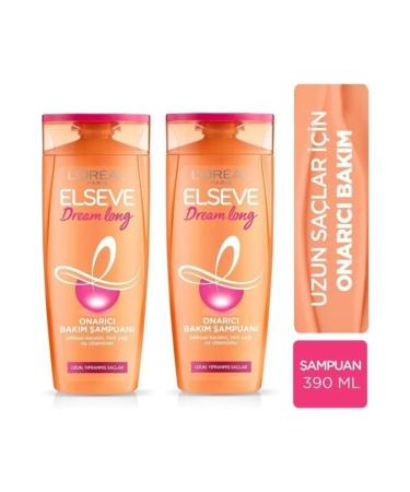 Elseve Dream Long Repair Care Shampoo 390ml X 2 Pieces
