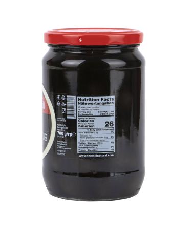 The Mill Natural Fit Black Olives 700 gr - Delicious - Drained Weight: 420 G - - Buy Online on GoSupps.com