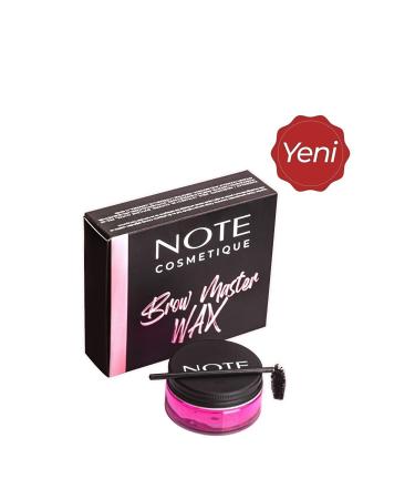 Note Cosmetics Brow Master Eyebrow Fixing Shaper Colorless Super Wax - Buy Online on GoSupps.com