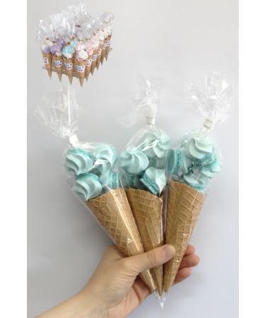 BOMPI Infant Child Cornet Cone Meringue 24 Pieces Blue
