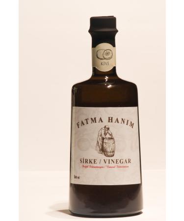 Fatma Han m Kiwi Vinegar 500 ml Natural Fermentation in Oak Barrels