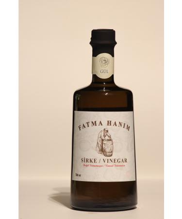 Fatma Han m Rose Vinegar 500 Ml / Natural Fermentation in Oak Barrels