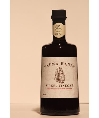 Fatma Han m Cherry Vinegar 500 Ml / Natural Fermentation in Oak Barrels