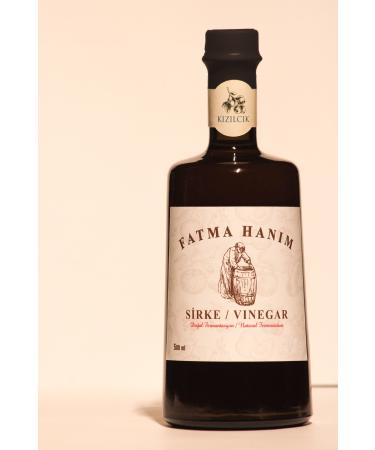 Fatma Han m Cranberry Vinegar 500 Ml / Natural Fermentation in Oak Barrels