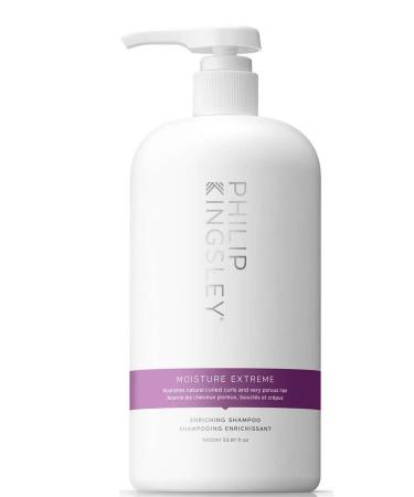 PHILIP KINGSLEY Moisture Extreme Shampoo - Extra Intensive Moisture Repair Shampoo for Frizzy and Dry Hair 1000ml