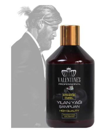 VALENTINES PROFESSIONAL Snake Oil Miracle Care Shampoo Containing 19 Natural Oil Essences Special for Men