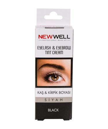 Ahel Eyebrow and Eyelash Dye Black Crepe Lifting Dye Eyelash Perm Dye 15ml