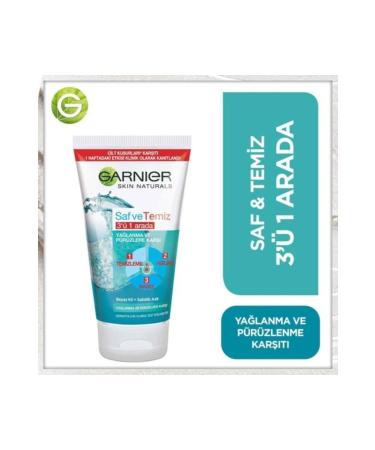 Garnier Pure & Clean 3 in 1 150ml