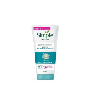 Simple Daily Skin Detox Pore Refining Peeling For Clean And Shine-Free Skin 150 Ml - Buy Online on GoSupps.com