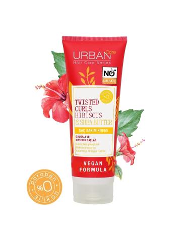 Urban Care Hibiscus & Shea Butter Curly and Wavy Hair Conditioner-sulfate-free-250ml-vegan Formula - Buy Online on GoSupps.com