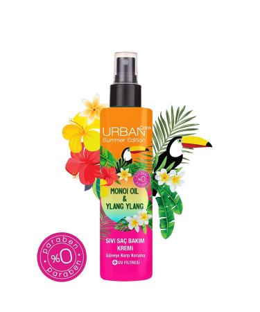 Urban Care Summer-monoi Oil&ylang Sun Protection Liquid Vegan Hair Care Cream 200--ml._krem-00712