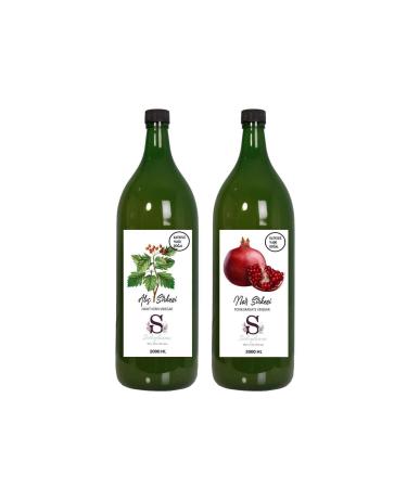 Suheylaana Natural Hawthorn Vinegar 2000 Ml - Natural Pomegranate Vinegar 2000 Ml