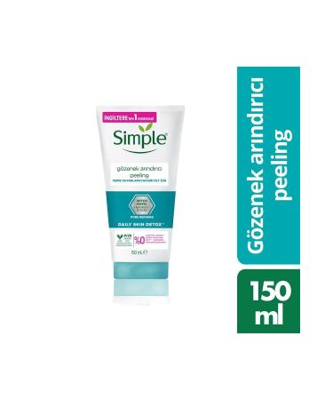 Simple Daily Skin Detox Pore Refining Peeling For Clean And Shine-Free Skin 150 Ml