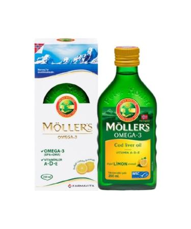 Mollers Lemon Flavored Omega-3 Fish Oil 250 Ml