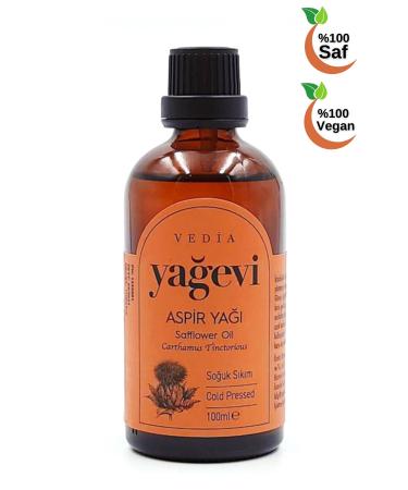 Ya evi Safflower Oil 100 ml - Pure Cold Pressed Safflower Oil - Buy Online on GoSupps.com