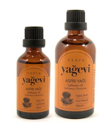 Ya evi Safflower Oil 100 ml - Pure Cold Pressed Safflower Oil - Buy Online on GoSupps.com