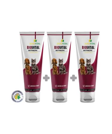 Zoovital Biovital Paste 100gr Cat and Dog Skin and Fur Health 3 Pieces (3x100 Gr)