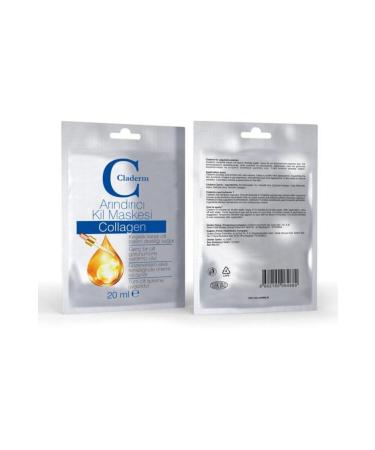 Claderm Clay Mask 20 ml Sachet Collagen - Buy Online on GoSupps.com