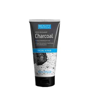 BEAUTY FORMULAS Blackhead Prevention Charcoal Facial Scrub/150 Ml derin1005
