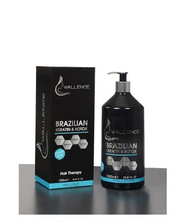 wallence Straightening and Volumizing 6 Months Lasting Brazilian Keratin & Botox 1000 Ml