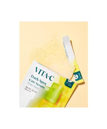 Goodal Green Tangerine Vita C Mask - Green Tangerine Essence Brightening & Anti-Spot Face Mask (5 PCS) - Buy Online on GoSupps.com