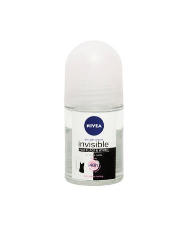 NIVEA Deo Mini Roll-On Black&White Clear 25 Ml