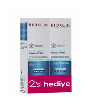 Bioxcin Aqua Thermal Sensitive Scalp Shampoo 2 X 300 Ml