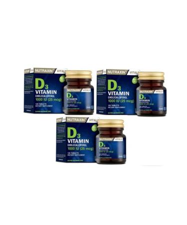 Nutraxin Vitamin D3 120 Tablets