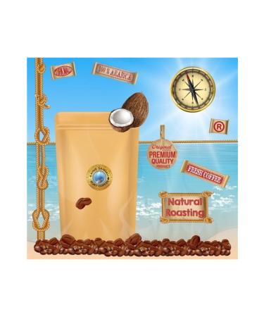 Coffee Sandal Coconut Flavored Filter Coffee - 250 grams